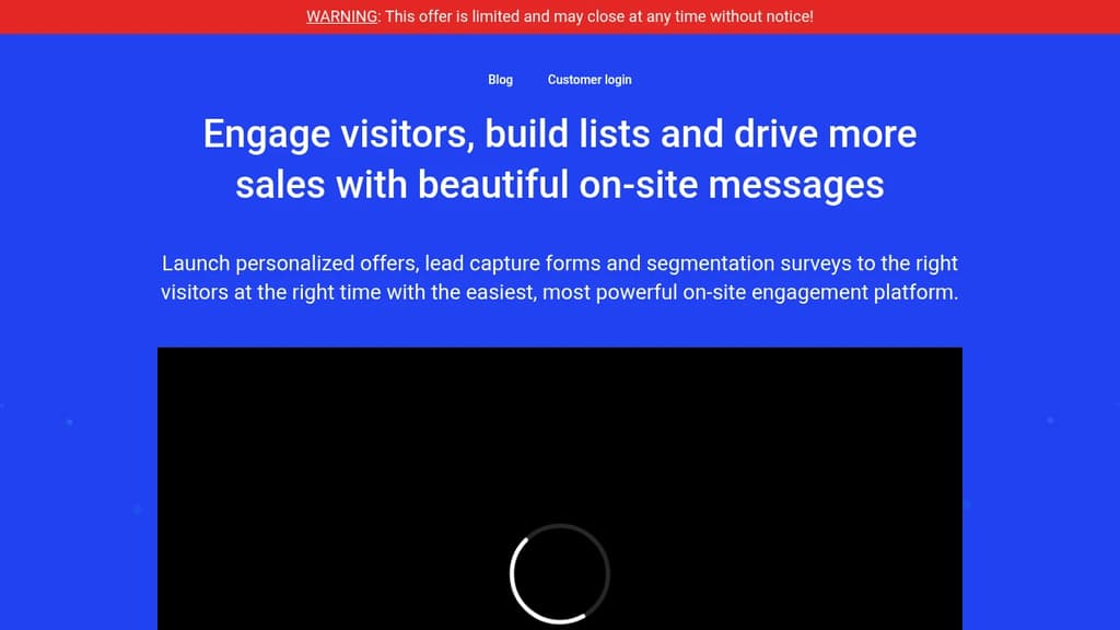 Screenshot of ConvertBox website